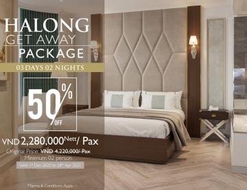 HALONG GET AWAY PACKAGE 03 DAYS 02 NIGHTS
